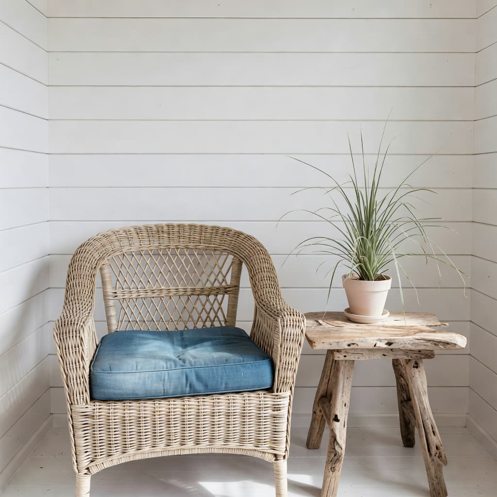 AI-rendered Coastal interior style — DecorAI AI interior design app