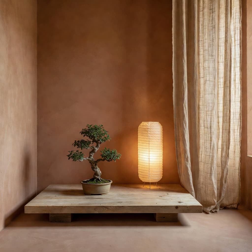 AI-rendered Japandi interior style — DecorAI AI interior design app